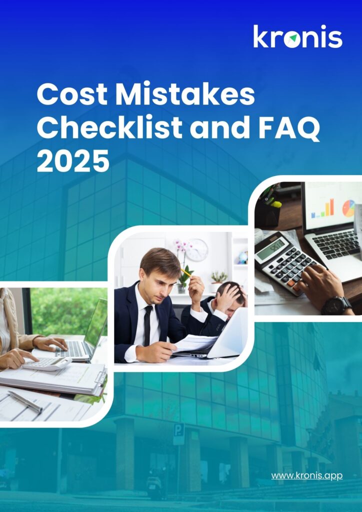 Kronis - Cost Mistakes Checklist and FAQ 2025