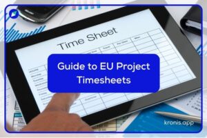 Timesheets European Projects Kronis