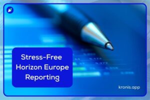 Kronis Horizon Europe Reporting